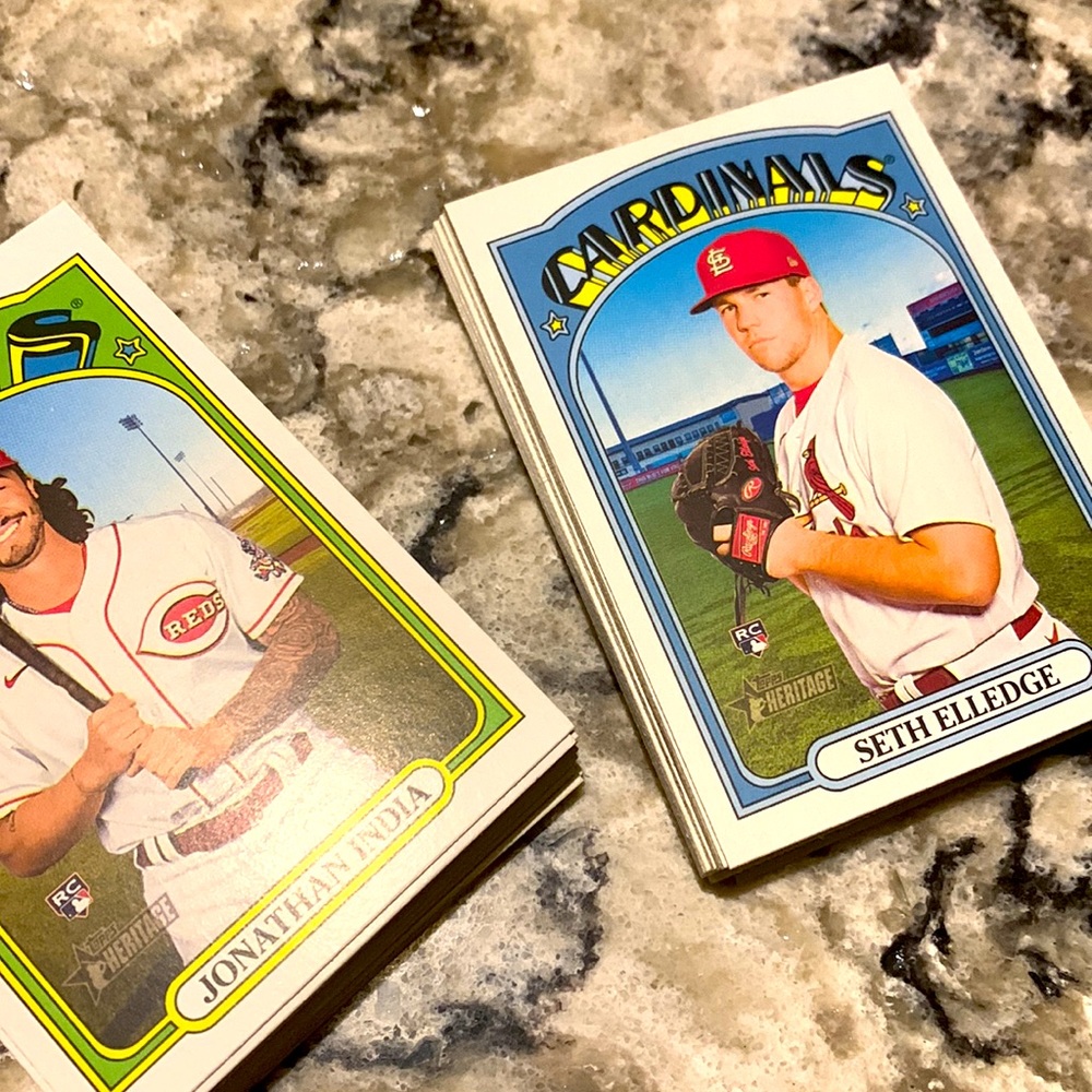 59pc 2022 Topps Heritage Rookies - Picture 5 of 7
